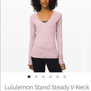 Lululemon Stand Steady V-Neck Sweater